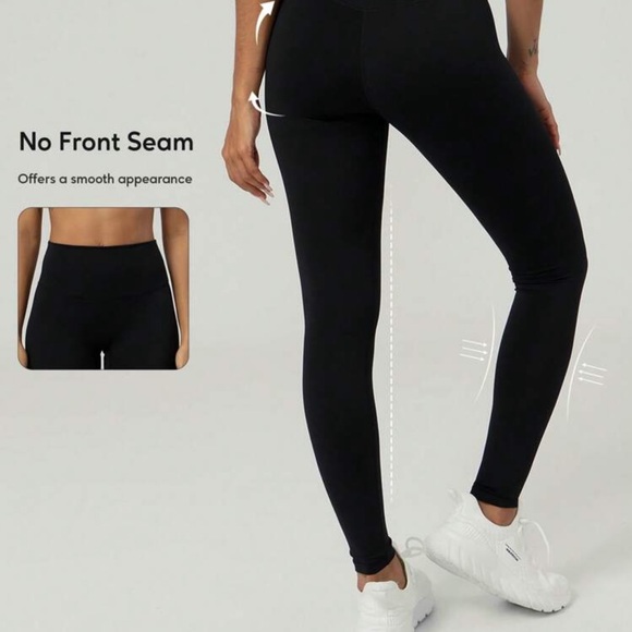 SHEIN Black High-Waisted Leggings - Picture 2 of 2